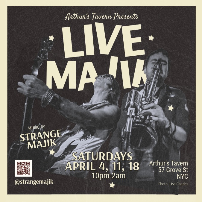 Strange Majik SAturdays ARE HOT At Arthur’s Tavern